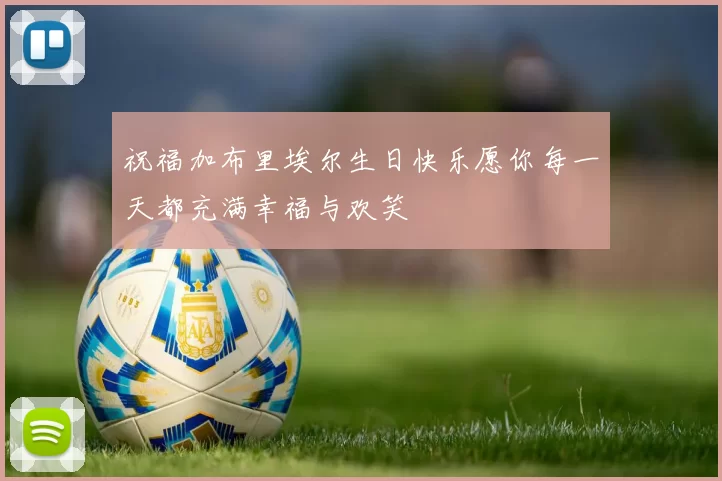 祝福加布里埃尔生日快乐愿你每一天都充满幸福与欢笑